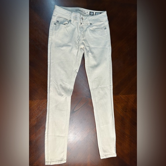 Miss Me Light Tan Jeans size 25 - Picture 2 of 7